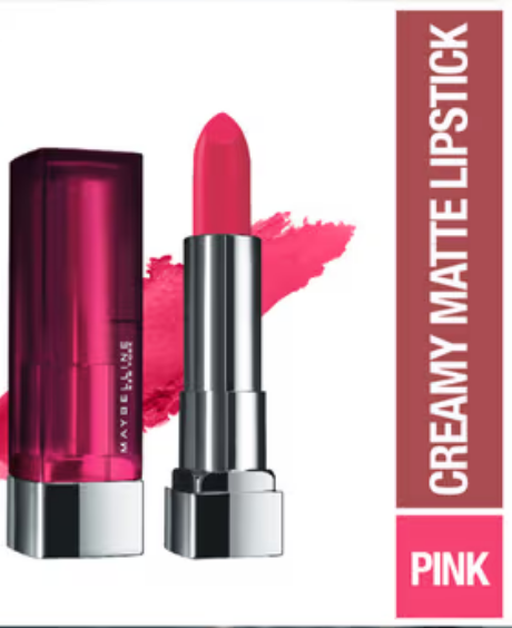 Maybelline New York Color Sensational Creamy Matte Lipstick - 630 Flaming Fuchsia