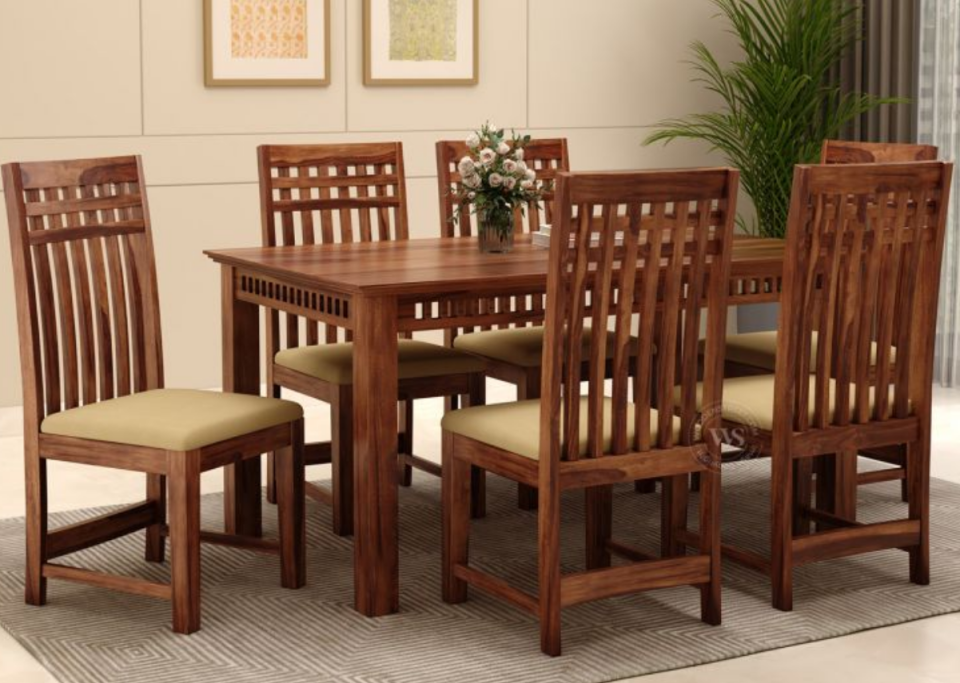 6 Seater Dining Table Set