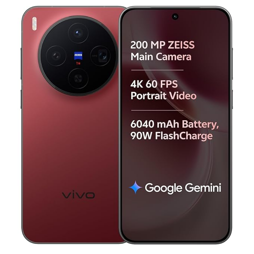 vivo X300 5G (Summit Red, 12GB RAM, 256GB Storage)